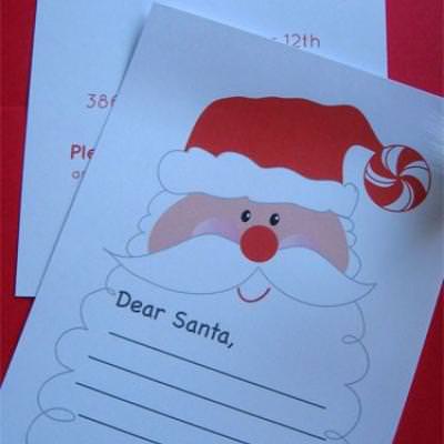 Letter to Santa Printable {Santa Claus}