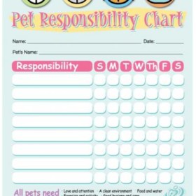 Pet Responsibility Chart {Printables}