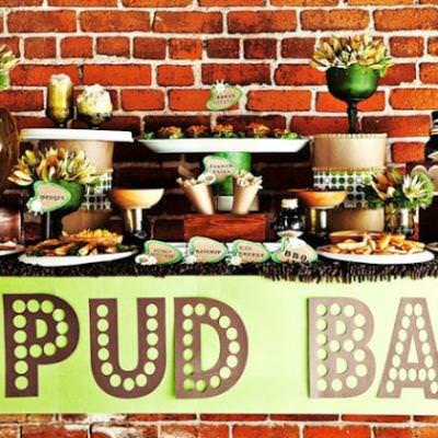 Spud Bar {food themes}