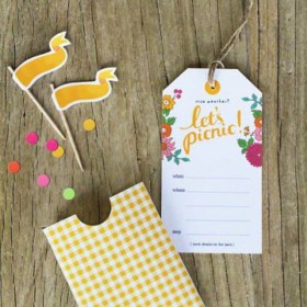 Picnic Invites {Party Printable}