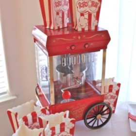 Popcorn and a Movie {party ideas}