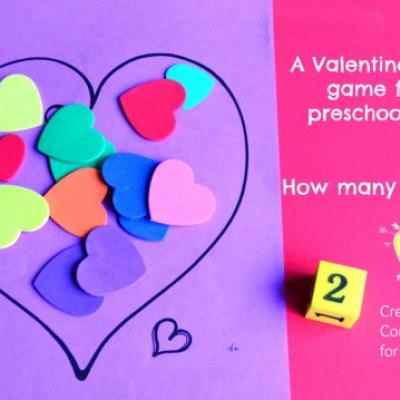 Preschool Valentines Day Heart Game {Valentines Day Activity}