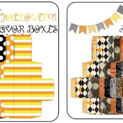 Printable Party Favor Gift Boxes – Tip Junkie