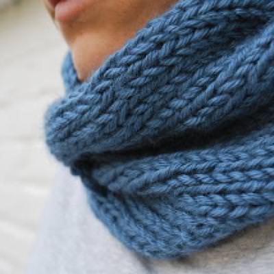 Quick Knitted Cable Scarf {Knitted}