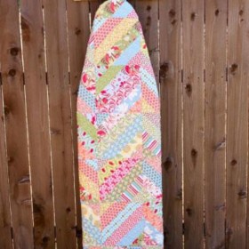 Quilted Ironing Board {Quilt Projects}
