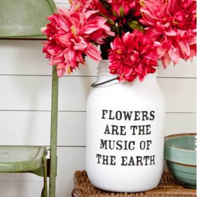 Quote Vase DIY {Vases}