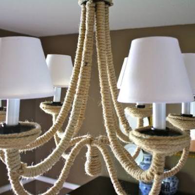 Restoration Hardware Inspired Chandelier {Lighting}