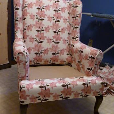 Reupholstering 101 {Occasional Chairs}