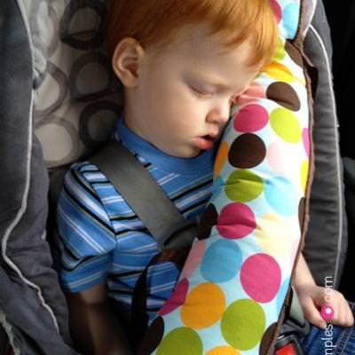 Seat Belt Pillow {Travel Patterns}