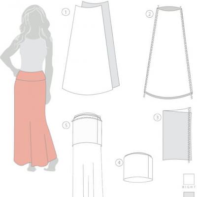 Sewing a Maxi Skirt {Skirts}