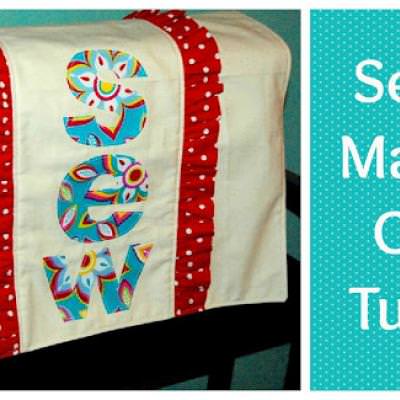 Sewing Machine Cover Tutorial {Machine Care}
