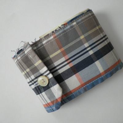 Shirt Cuff Wallet {Clothing Repurpose}