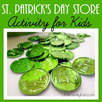 St. Patrick's Day Green Store {St. Patrick's Day Activities}
