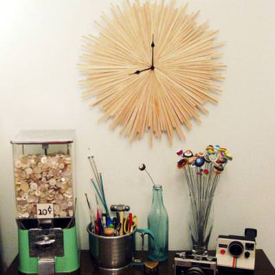 Starburst Clock DIY {Clocks}