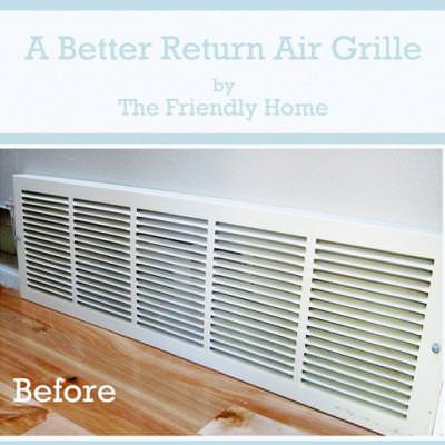 Stylish Return Air Grille {Home Accessories}