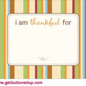 Thanksgiving Thankful Notes {Thanksgiving Letters}