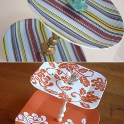 Tiered Tray Stand {Baskets & Trays}