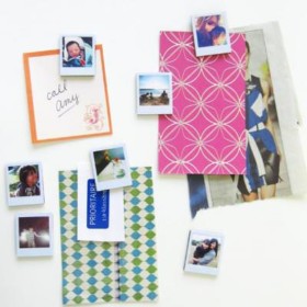 Tiny Polaroid Magnets {DIY Christmas Presents}