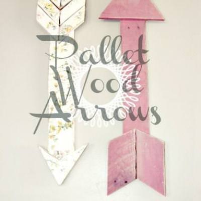 Wood Pallet Arrows {DIY Decor}