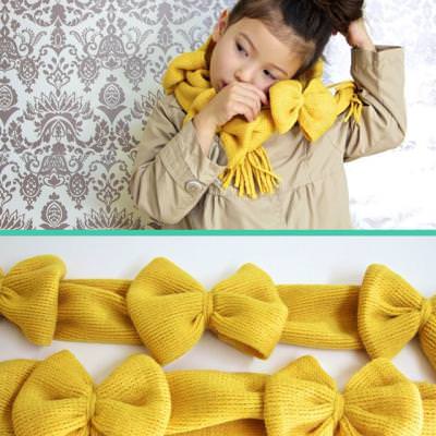 Wrapped in Bows Scarf Tutorial {Accessories}
