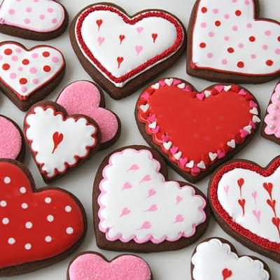Chocolate Valentine's Cookies {Valentine Desserts]