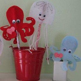 Felt Sea Creature Valentines {Tutorial}