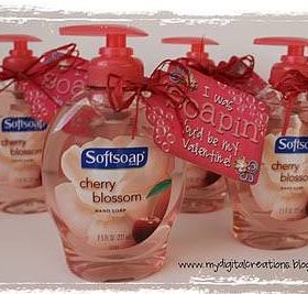 I Was "Soapin" Valentine Gift Tag {Printable}