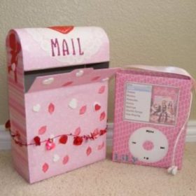 Valentine Mailboxes for School {Homemade Valentine Box}