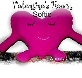 Valentines Heart Softie {tutorial}